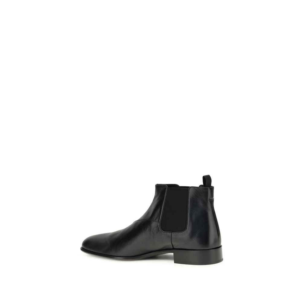 Prada Black Goatskin Ankle Boots - ClickThatClicks 