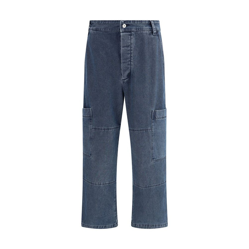 Jacquemus Blue Cotton Jeans Denim