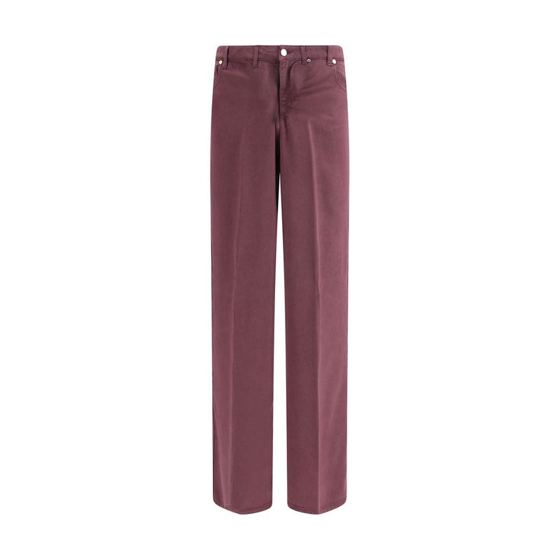 Cruna Purple Tencel Relaxed Fit Jeans
