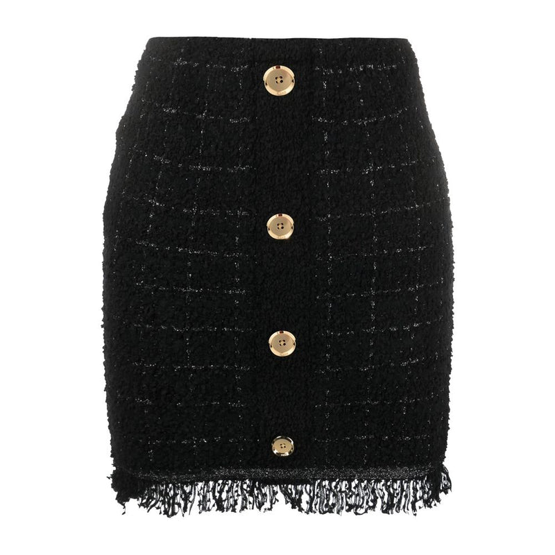 PINKO Black Polyester Skirt