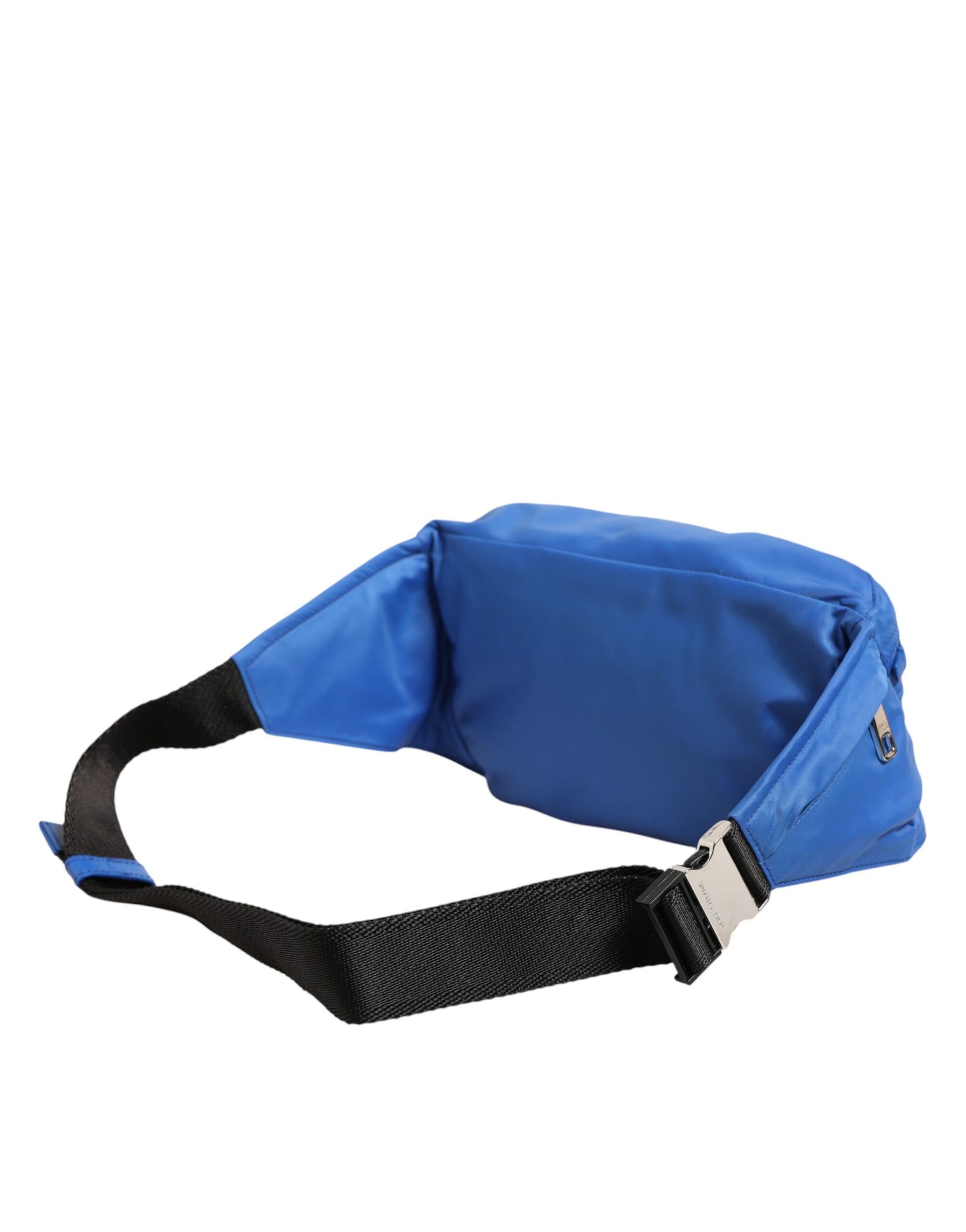 Dolce & Gabbana Blue Logo Plaque Nylon Waist Fanny Pack Men's Borse Bag - ClickThatClicks 