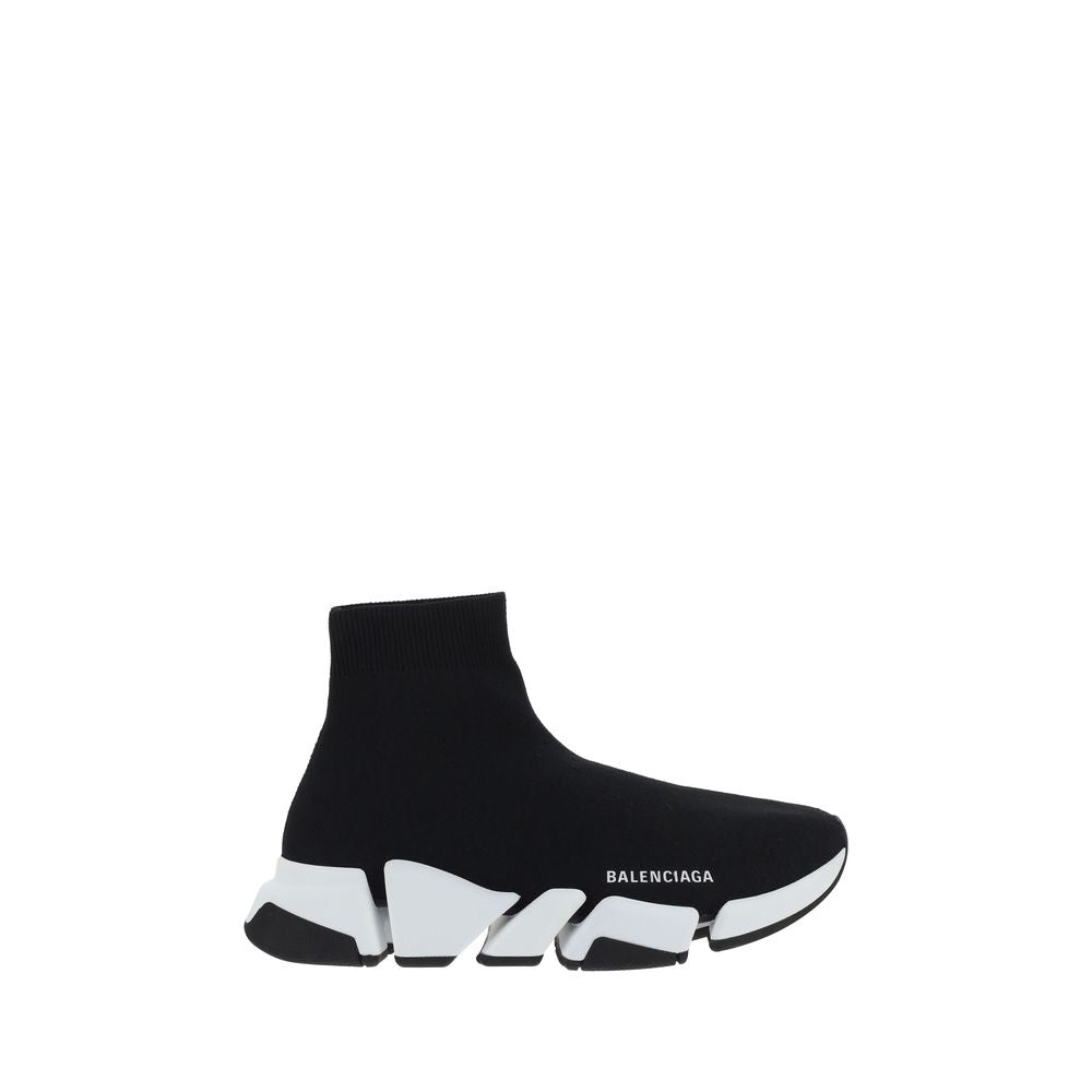 Balenciaga Black Polyester Athletic Sneakers - ClickThatClicks 
