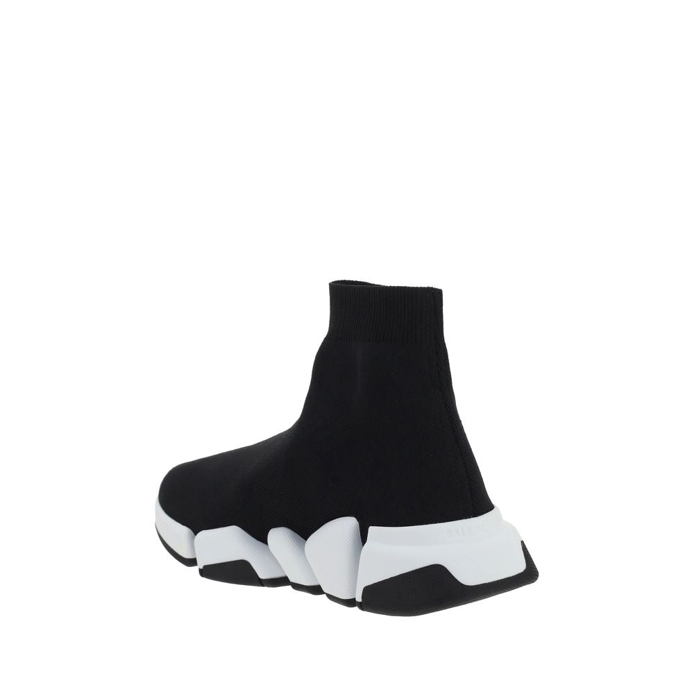 Balenciaga Black Polyester Athletic Sneakers - ClickThatClicks 