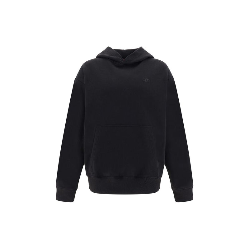 Diesel Black Elastane Sweatshirt
