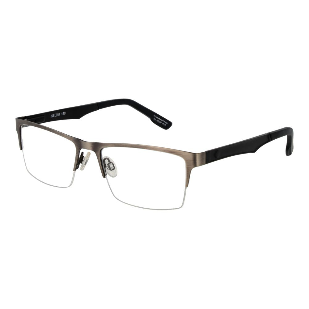 Spy Gray Plastic Glasses (Frames) - ClickThatClicks 