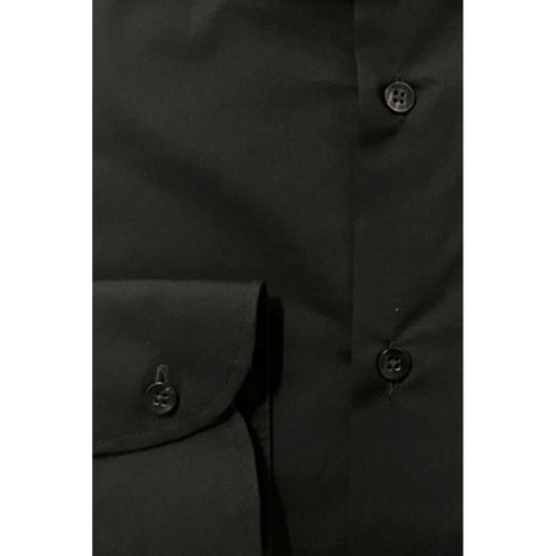 Baldinini Trend Black Cotton Men's Shirt - ClickThatClicks 