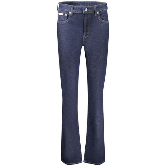 Calvin Klein Blu Cotton Women Jeans - ClickThatClicks 