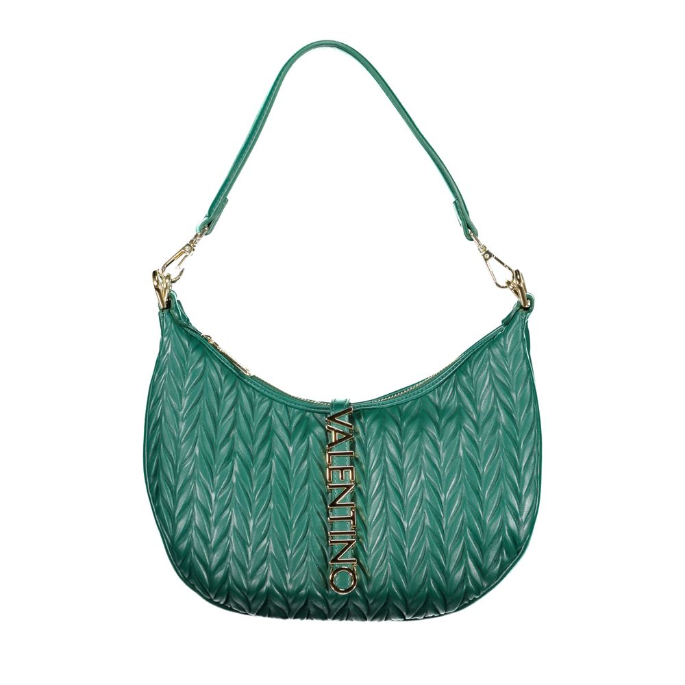 Mario Valentino Verde Polyurethane Women's Shoulder Bag - ClickThatClicks 