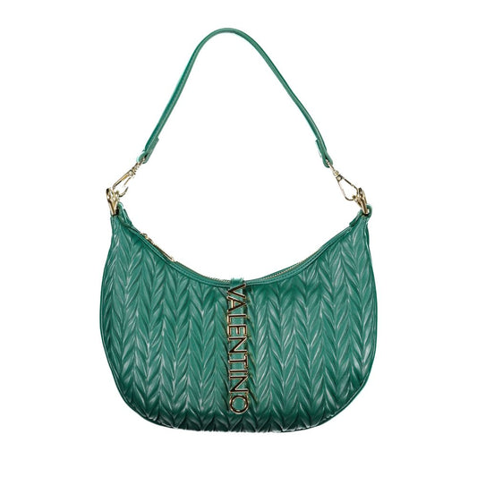 Mario Valentino Verde Polyurethane Women's Shoulder Bag - ClickThatClicks 
