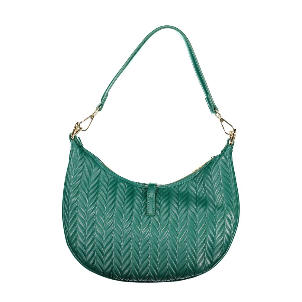 Mario Valentino Verde Polyurethane Women's Shoulder Bag - ClickThatClicks 