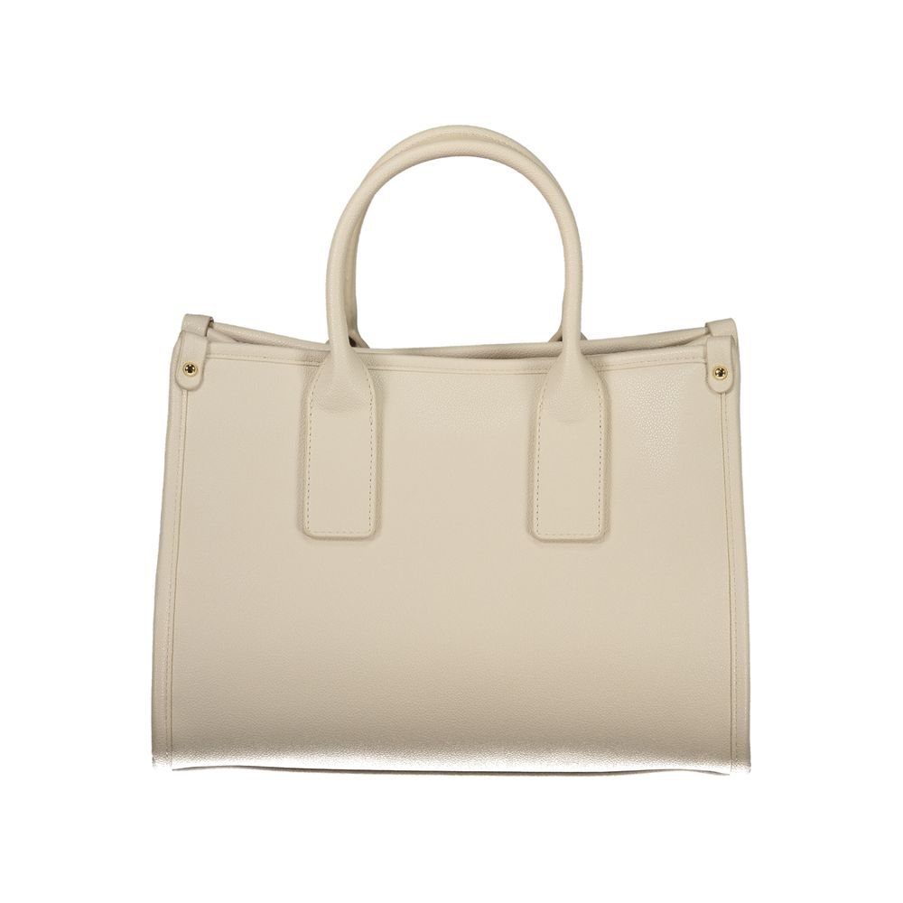 Mario Valentino Beige Polyurethane Women Handbag - ClickThatClicks 