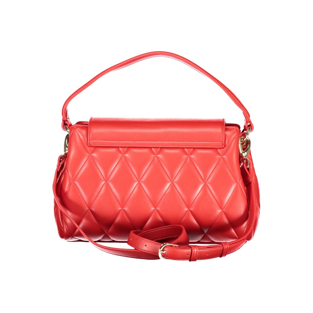 Mario Valentino Rosso Polyurethane Women Handbag - ClickThatClicks 