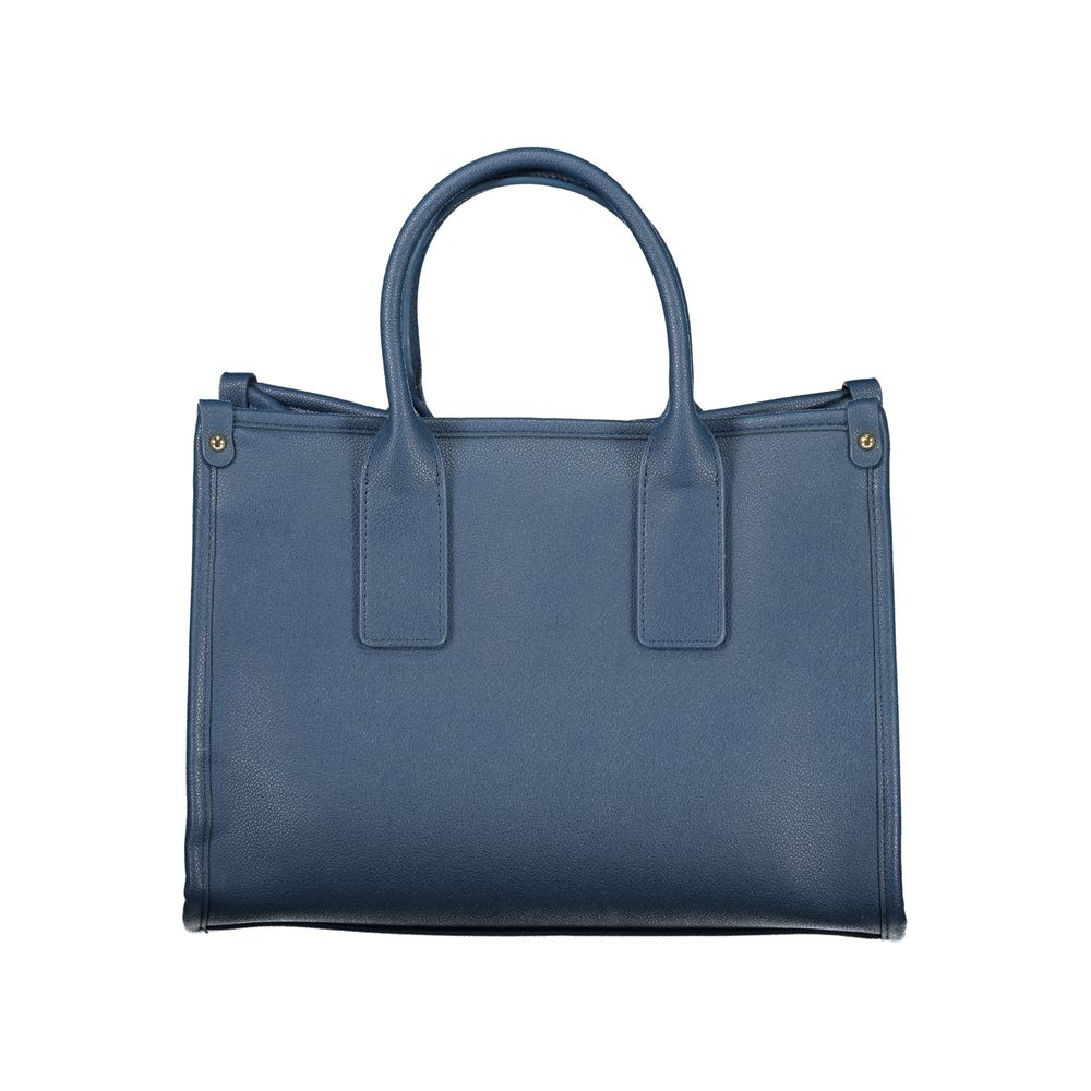 Mario Valentino Blu Polyurethane Women Handbag - ClickThatClicks 