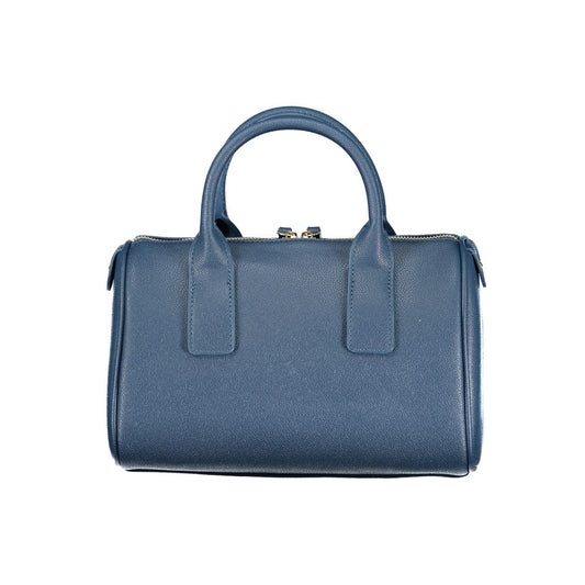 Mario Valentino Blu Polyurethane Woman Handbag - ClickThatClicks 
