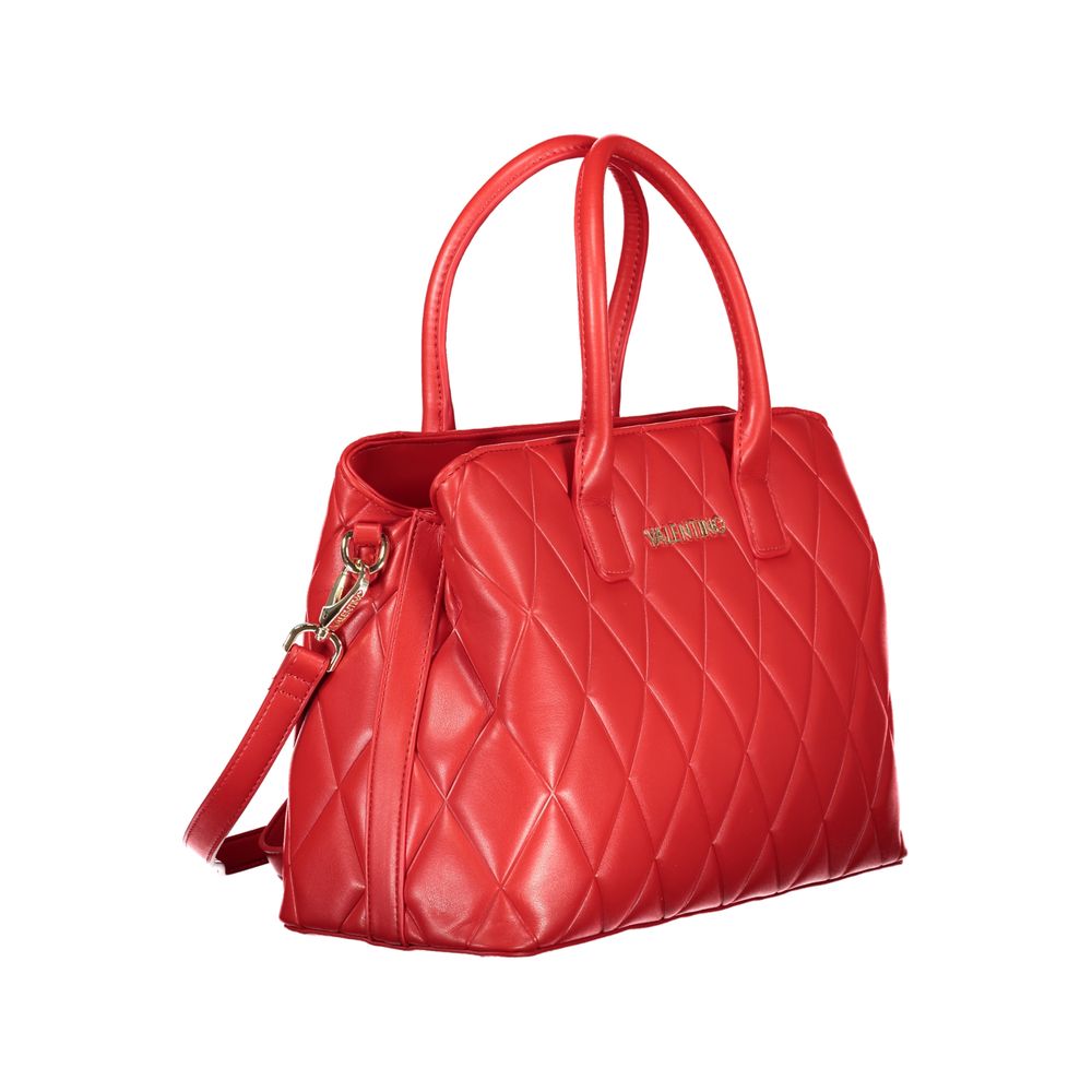 Mario Valentino Rosso Polyurethane Women Handbag - ClickThatClicks 