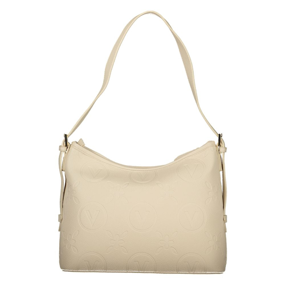 Mario Valentino Beige Polyurethane Women Handbag - ClickThatClicks 
