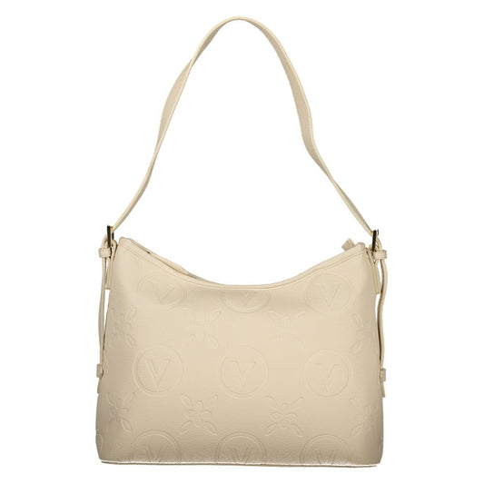 Mario Valentino Beige Polyurethane Women Handbag - ClickThatClicks 