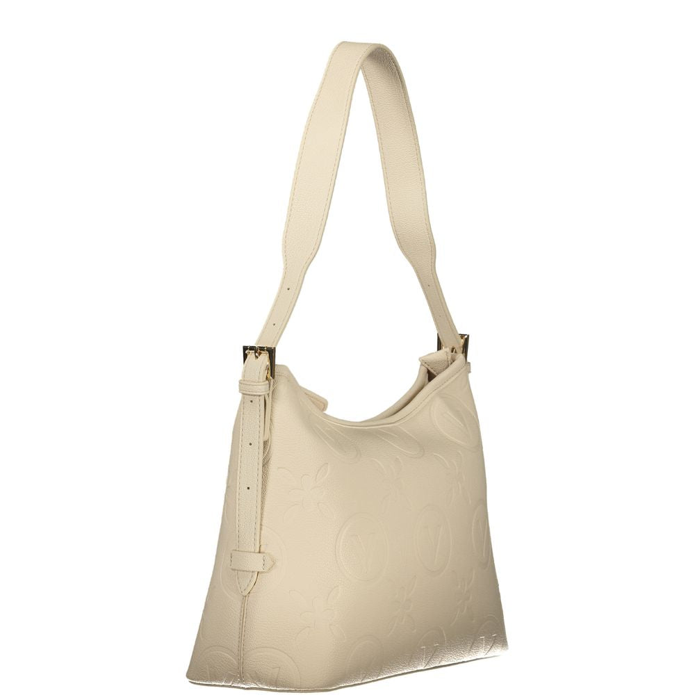 Mario Valentino Beige Polyurethane Women Handbag - ClickThatClicks 