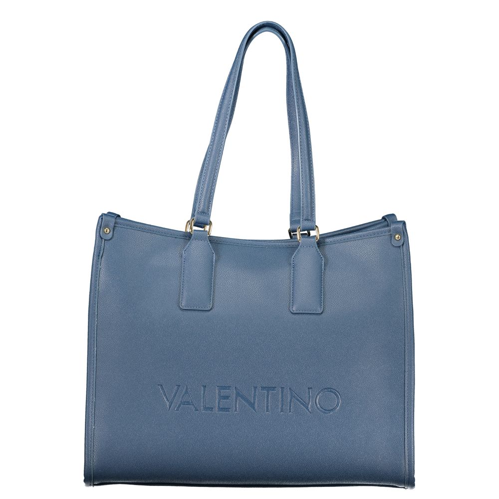 Mario Valentino Blu Polyurethane Women Handbag - ClickThatClicks 