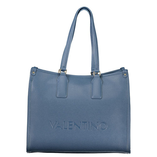 Mario Valentino Blu Polyurethane Women Handbag - ClickThatClicks 