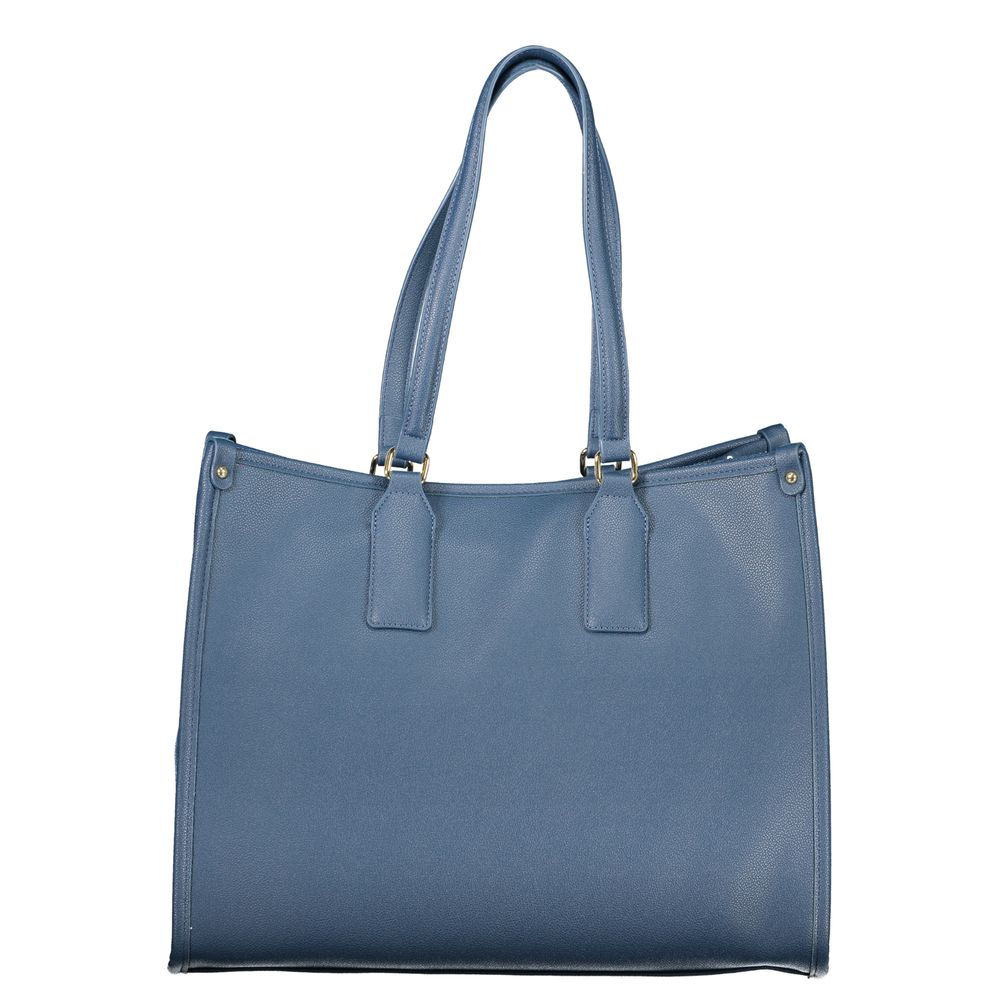 Mario Valentino Blu Polyurethane Women Handbag - ClickThatClicks 