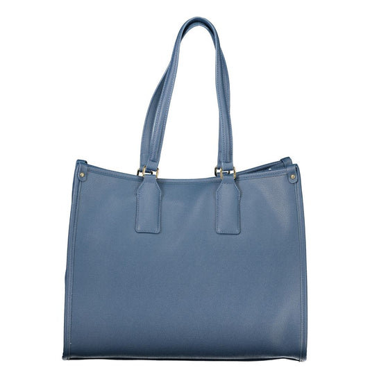Mario Valentino Blu Polyurethane Women Handbag - ClickThatClicks 