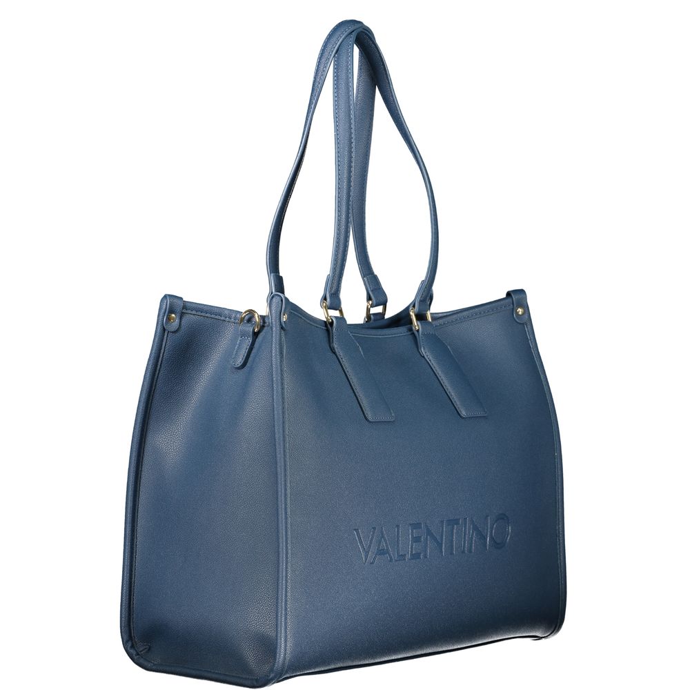 Mario Valentino Blu Polyurethane Women Handbag - ClickThatClicks 