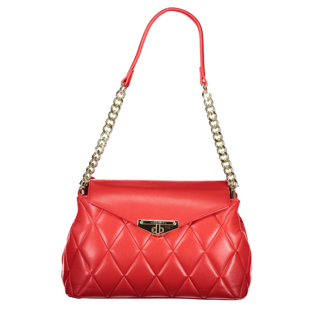 Mario Valentino Red Polyurethane Women Handbag - ClickThatClicks 