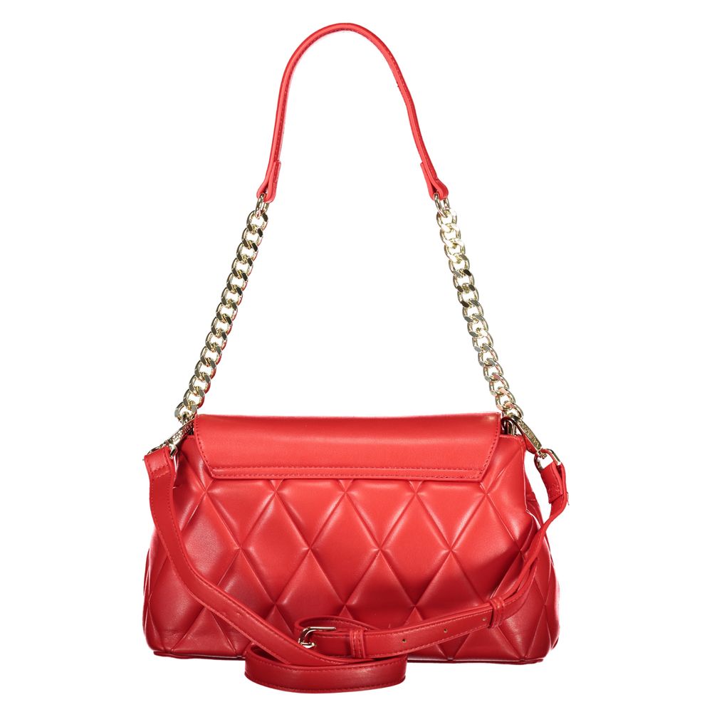 Mario Valentino Red Polyurethane Women Handbag - ClickThatClicks 