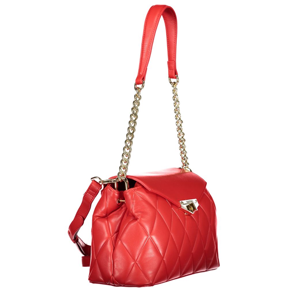 Mario Valentino Red Polyurethane Women Handbag - ClickThatClicks 