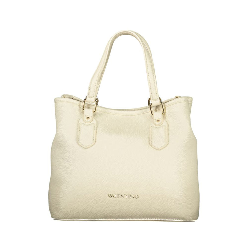 Mario Valentino Beige Polyurethane Women Handbag