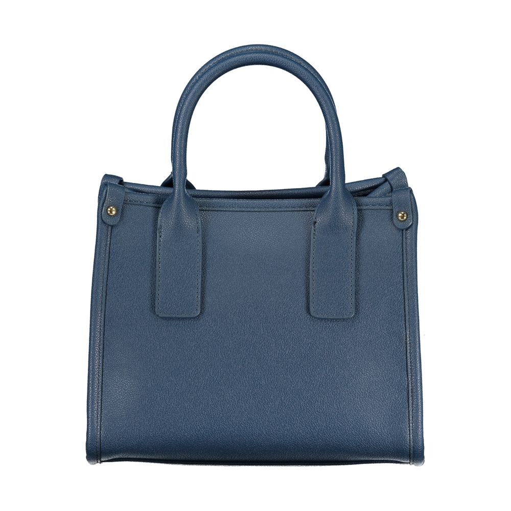 Mario Valentino Blu Polyurethane Women Handbag - ClickThatClicks 