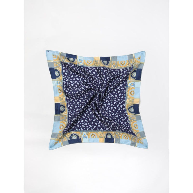 Etro Blue Silk Foulard