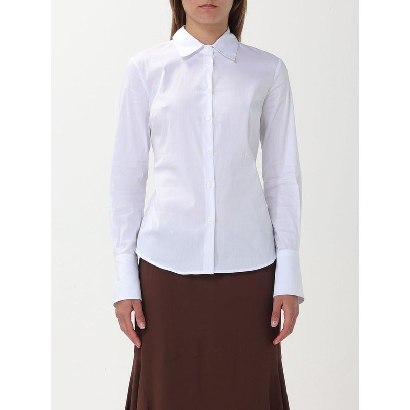 PINKO White Cotton Dress Shirt