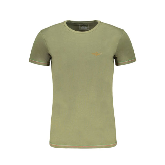 Aeronautica Militare Verde Cotton Men T-Shirt - ClickThatClicks 