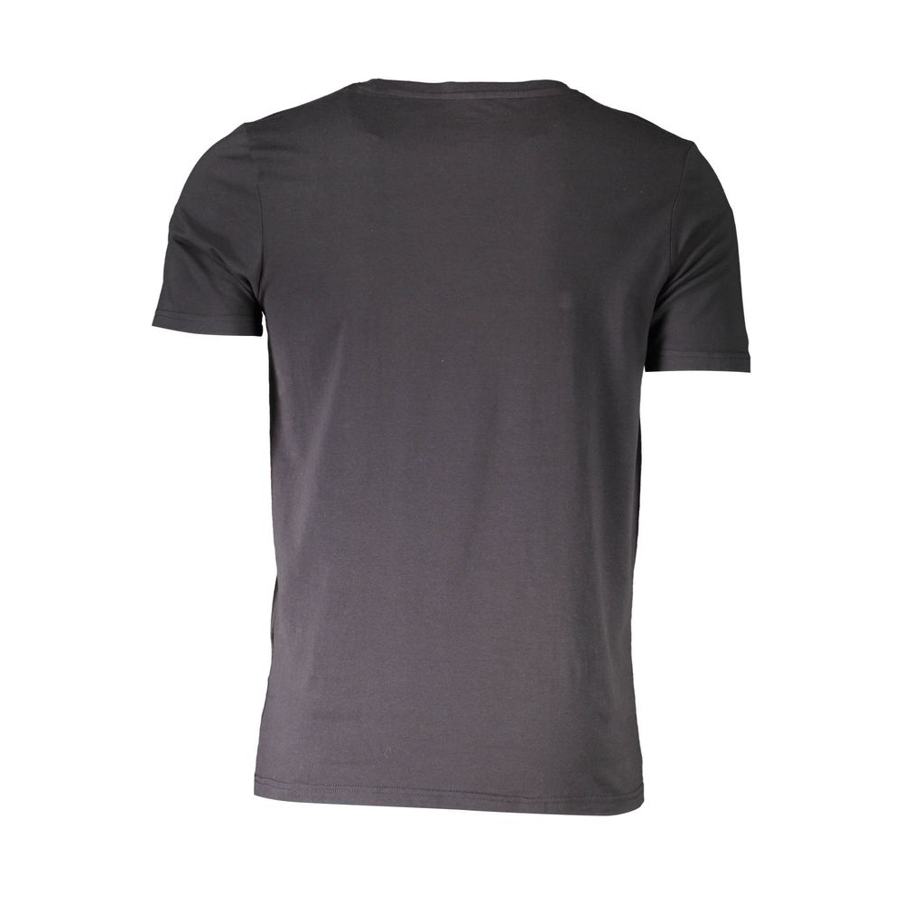 Aeronautica Militare Black Cotton Men's T-Shirt - ClickThatClicks 