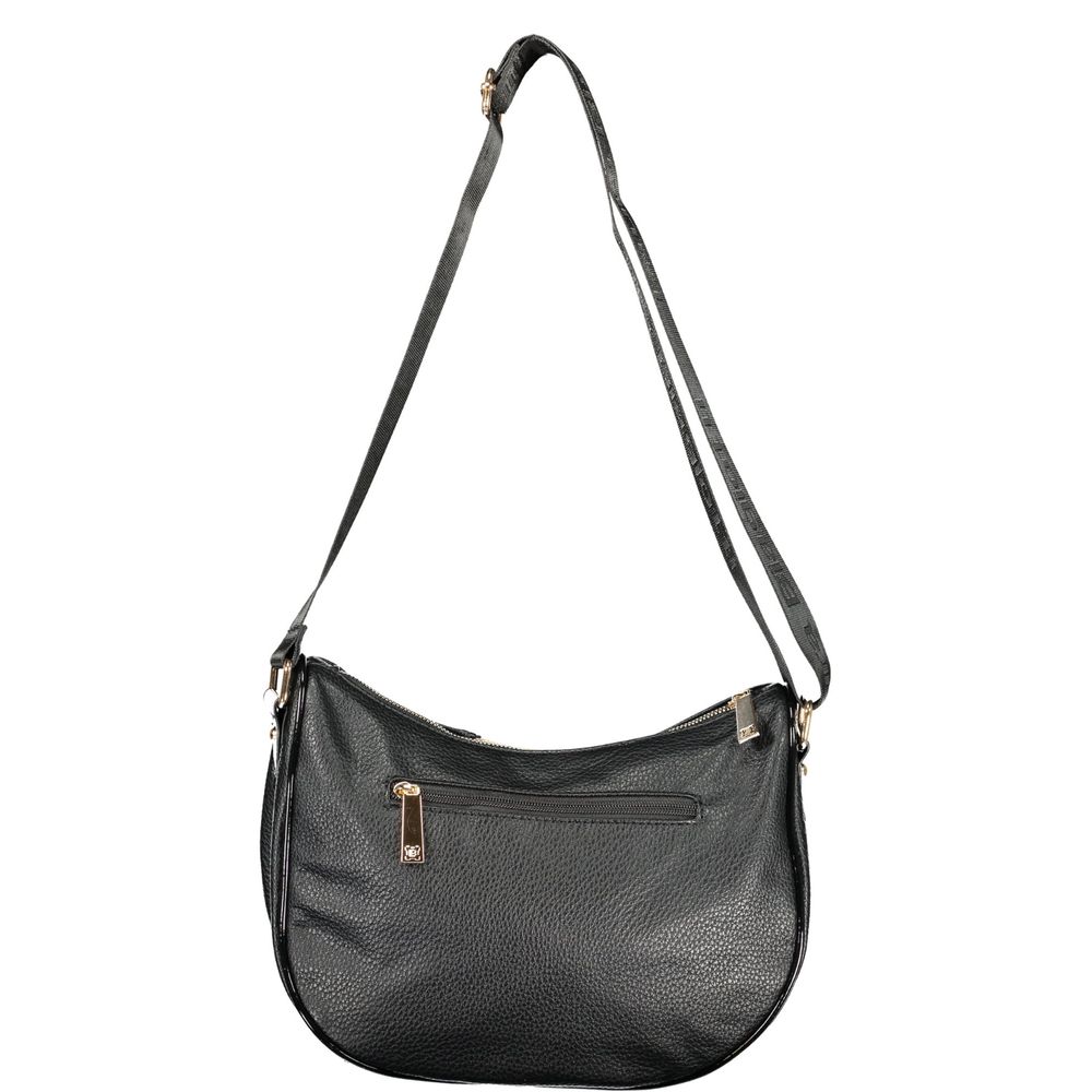 Laura Biagiotti Black PVC Women Handbag - ClickThatClicks 