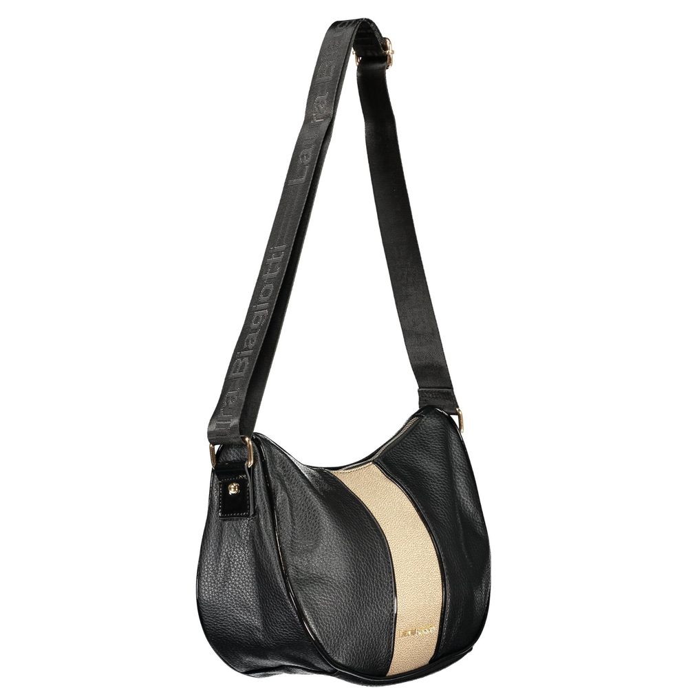 Laura Biagiotti Black PVC Women Handbag - ClickThatClicks 