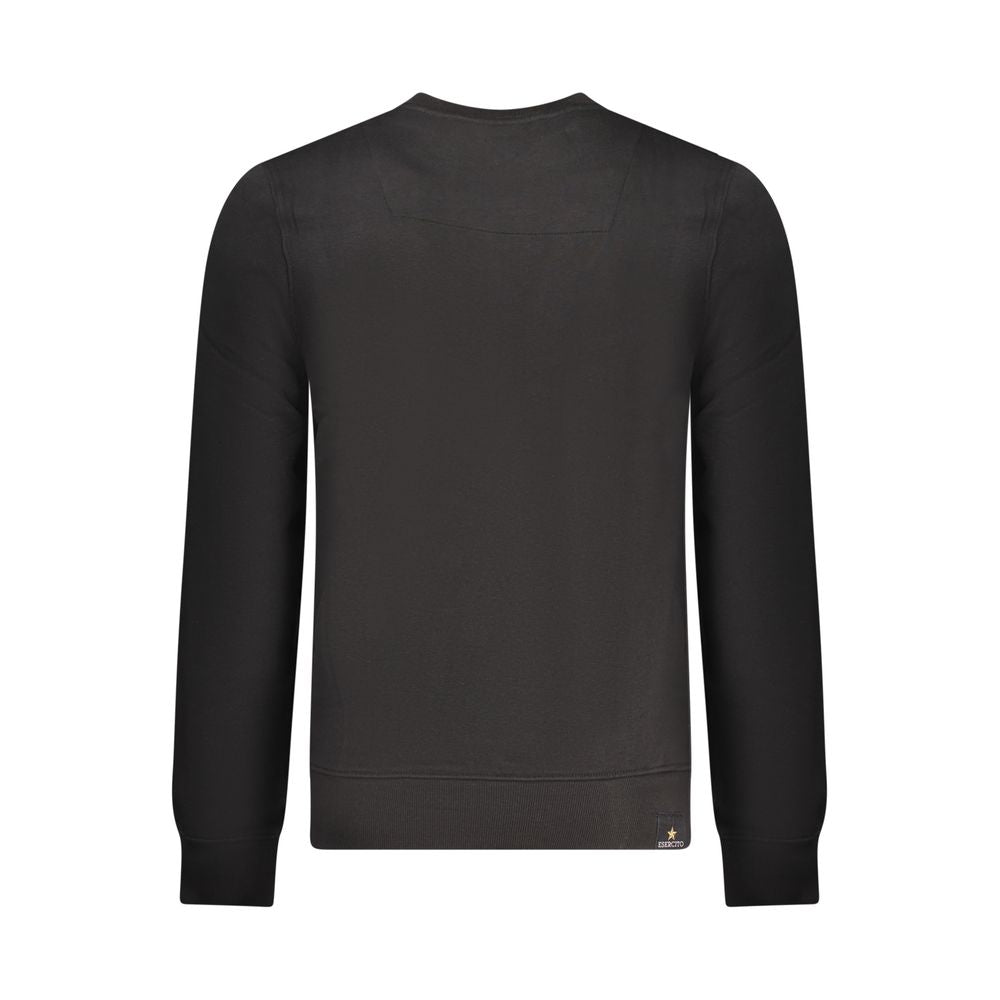 Accademia Militare Black Cotton Men Sweatshirt - ClickThatClicks 