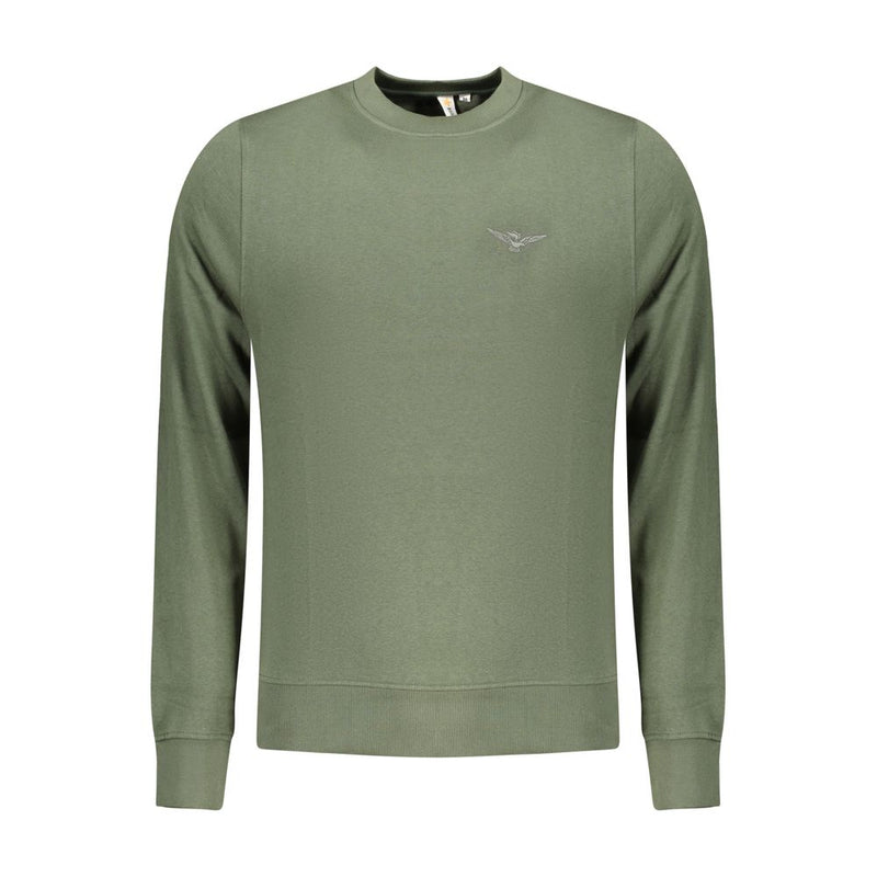 Accademia Militare Green Cotton Men Sweater