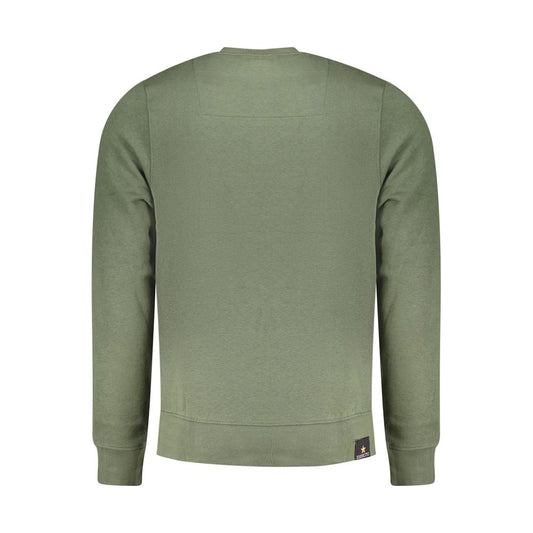Accademia Militare Verde Cotton Men Sweatshirt - ClickThatClicks 