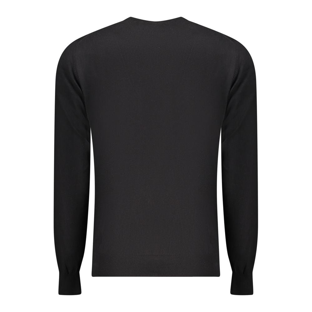 Accademia Militare Black Cotton Men's Sweater - ClickThatClicks 