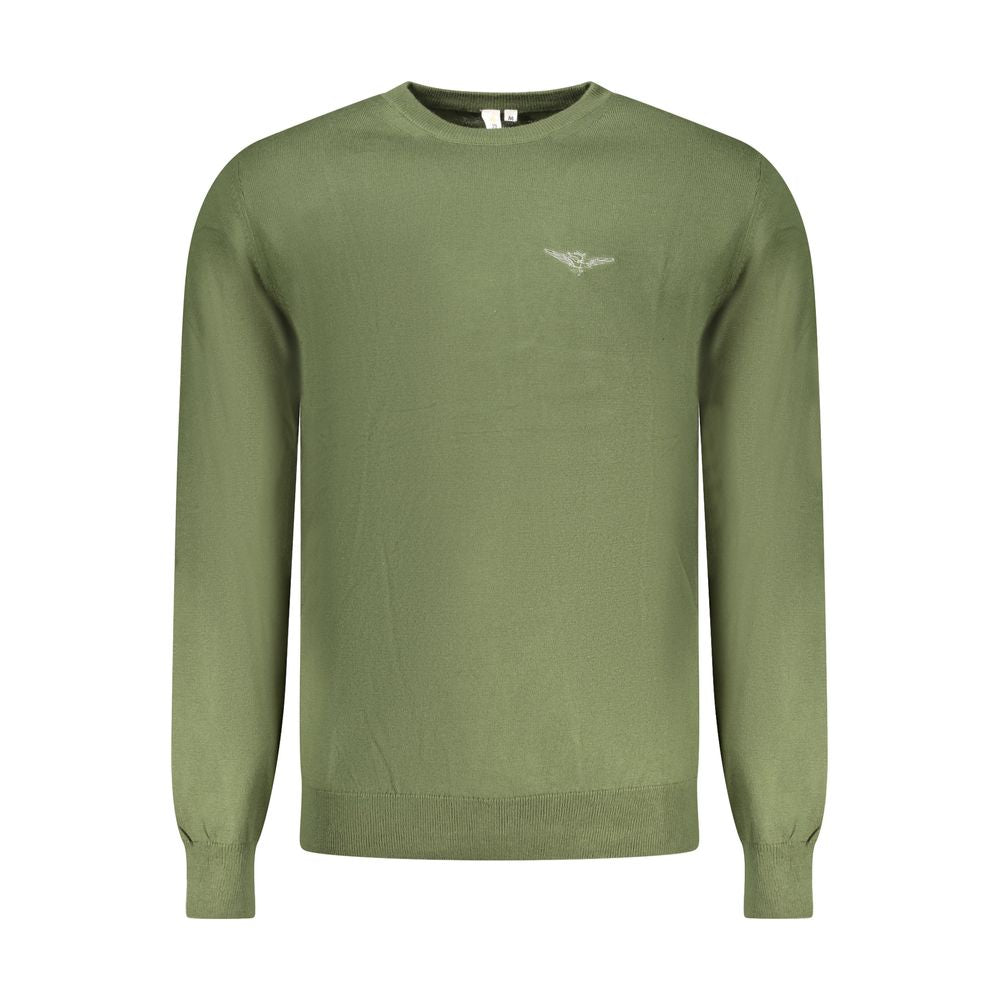 Accademia Militare Verde Cotton Men's Sweater - ClickThatClicks 