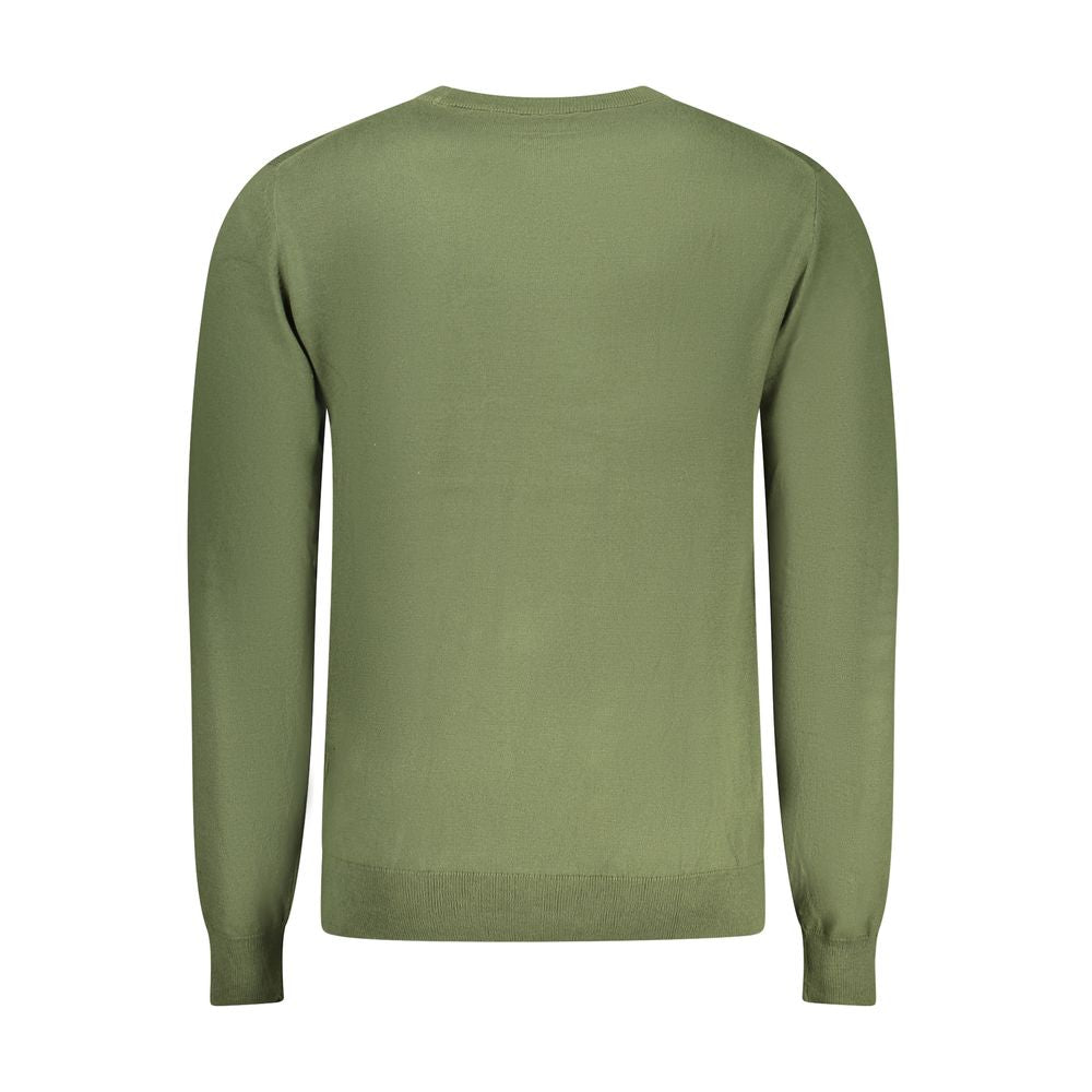 Accademia Militare Verde Cotton Men's Sweater - ClickThatClicks 
