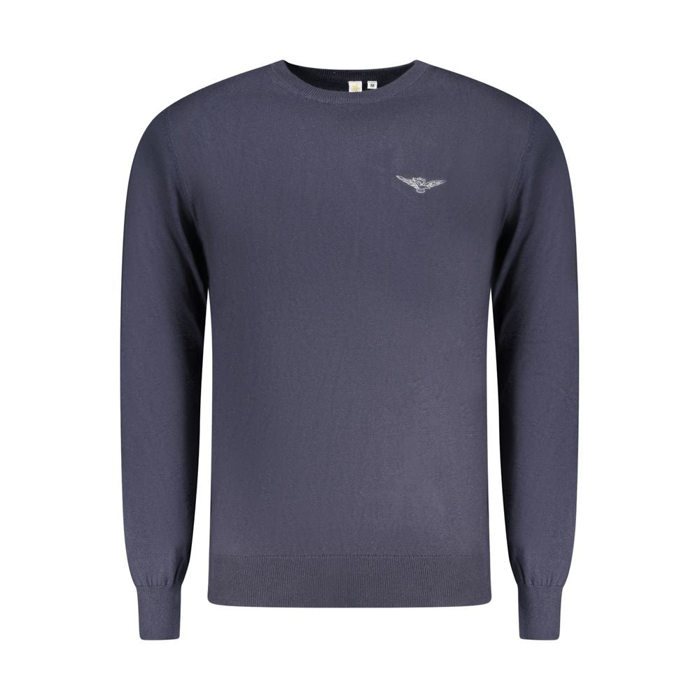 Accademia Militare Blue Cotton Men's Sweater - ClickThatClicks 