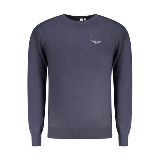 Accademia Militare Blue Cotton Men's Sweater - ClickThatClicks 
