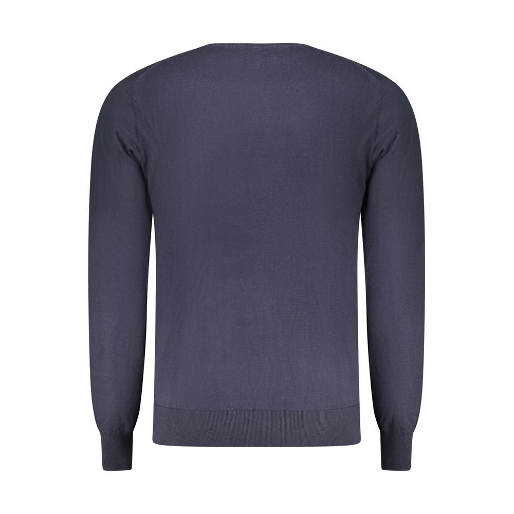 Accademia Militare Blue Cotton Men's Sweater - ClickThatClicks 