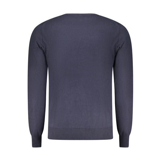 Accademia Militare Blue Cotton Men's Sweater - ClickThatClicks 