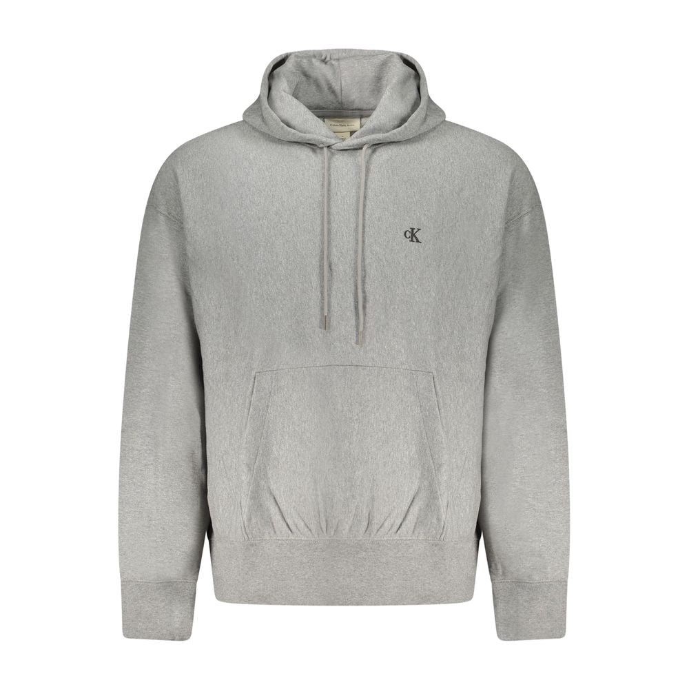 Calvin Klein Gray Cotton Men Sweatshirt - ClickThatClicks 