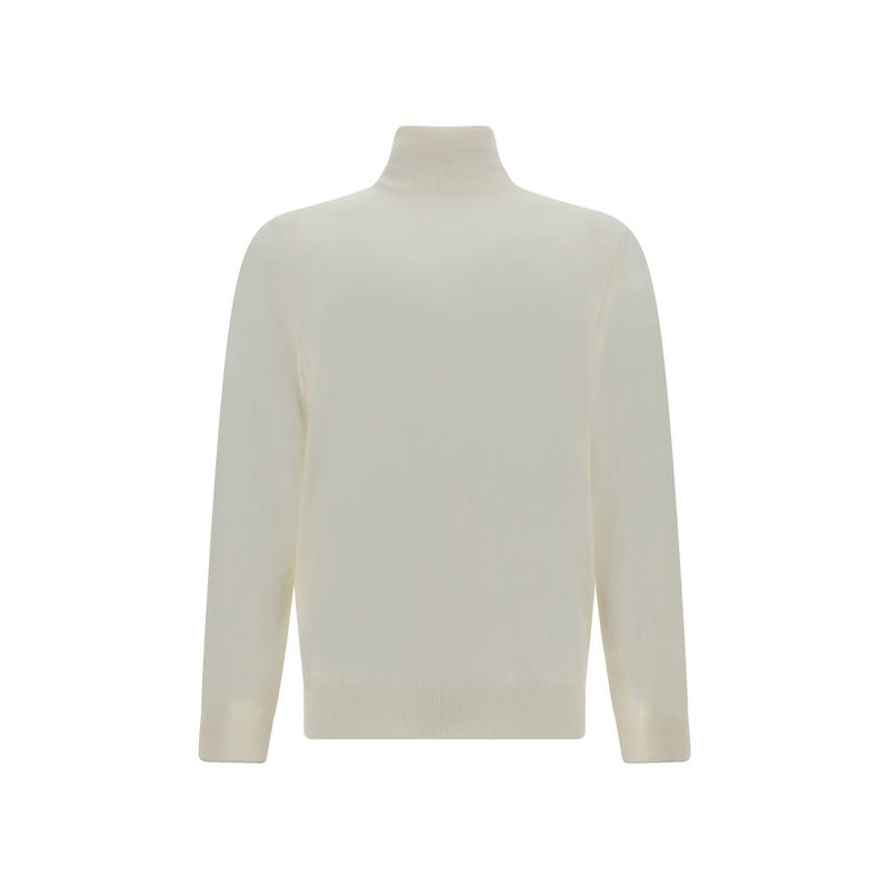 Brunello Cucinelli White Cashmere Cashmere Sweater